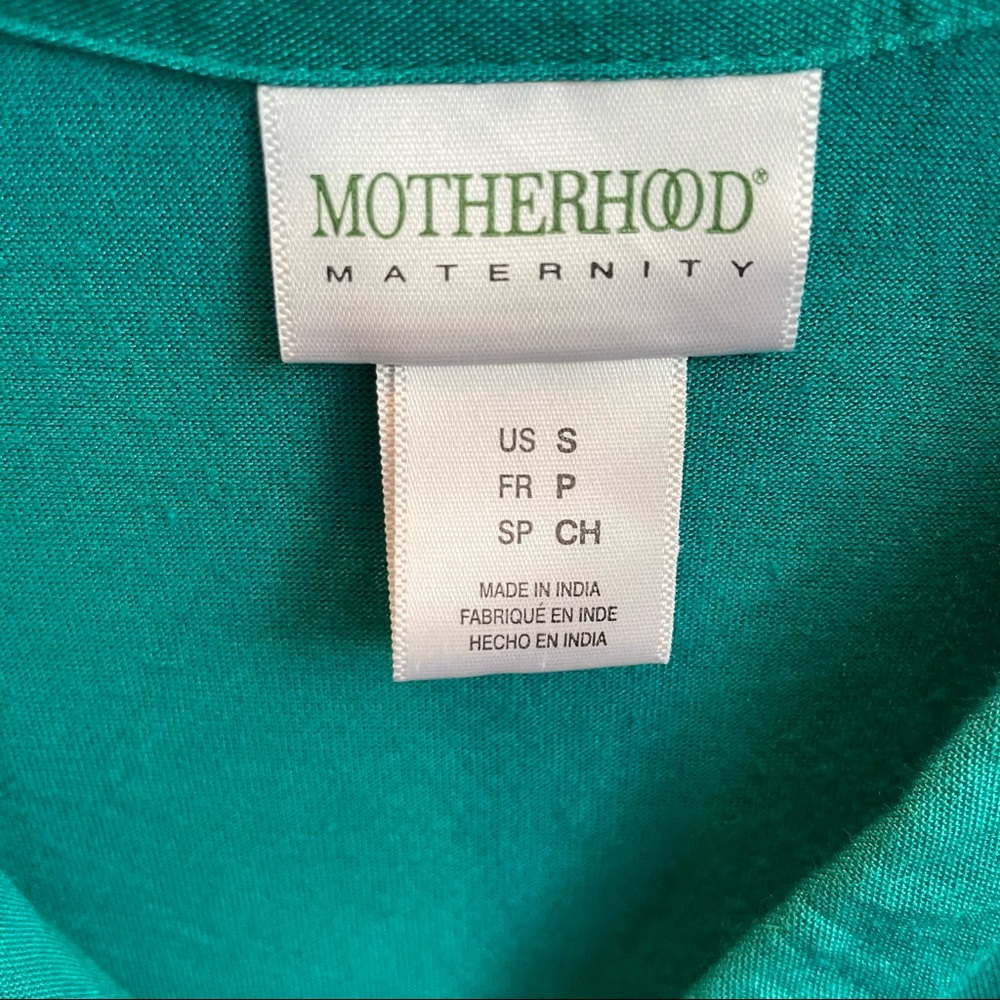 Motherhood maternity Teal Sleeveless Top. Sz S. - Picture 4 of 5